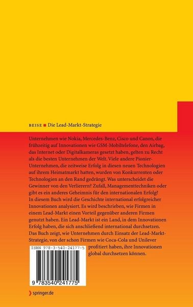 Produktbild: Die Lead-Markt-Strategie