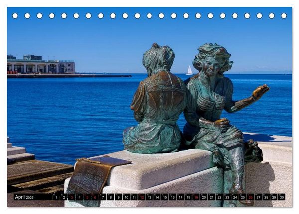 Produktbild: Triest - Habsburger Erbe und italienisches Flair (Tischkalender 2026 DIN A5 quer), CALVENDO Monatskalender