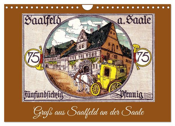 Produktbild: Gru&szlig; aus Saalfeld an der Saale (Wandkalender 2026 DIN A4 quer), CALVENDO Monatskalender