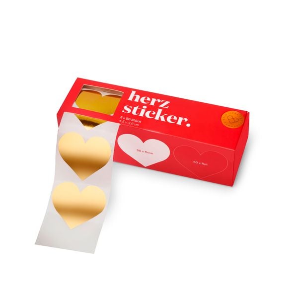 Sticker Herzen 3er Set