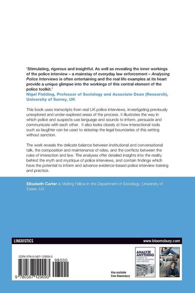 Produktbild: Analysing Police Interviews