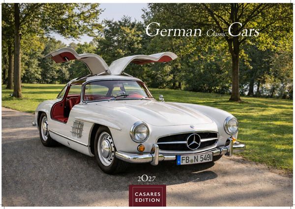 Produktbild: German Classic Cars Kalender 2027 &ndash; Wandkalender | Fotokalender Oldtimer 24x35 cm - deutsche Oldtimer - Meisterwerke deutscher Automobilgeschichte