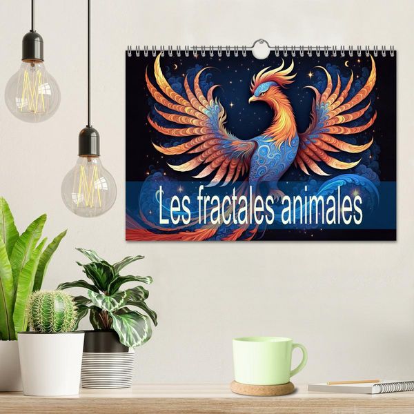 Produktbild: Les fractales animales (Calendrier mural 2026 DIN A4 vertical), CALVENDO calendrier mensuel