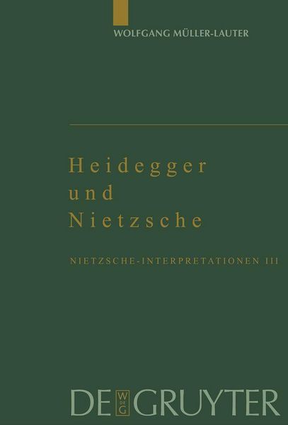 Produktbild: Heidegger und Nietzsche