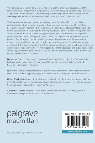 Produktbild: Human Development in Times of Crisis