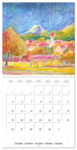 Produktbild: Autumn paintings (Wall Calendar 2026 12 &times; 12 Inch) CALVENDO 12 Month Wall Calendar
