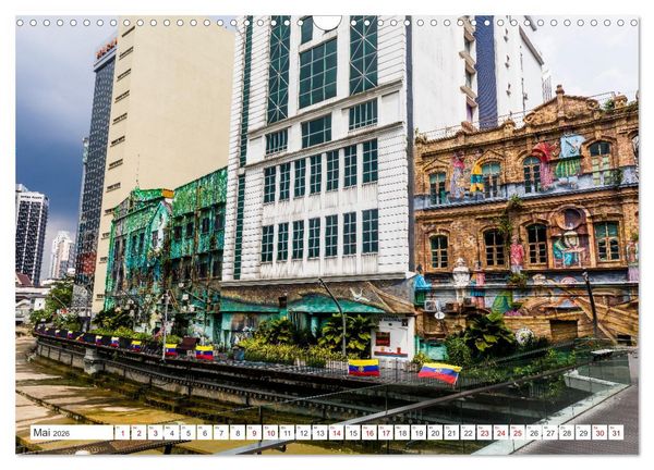Produktbild: Kuala Lumpur einfach liebenswert (Wandkalender 2026 DIN A3 quer), CALVENDO Monatskalender