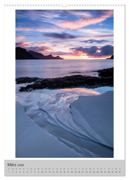 Produktbild: Bezauberndes Norwegen ~ Lofoten & Nordland ~ (Wandkalender 2026 DIN A2 hoch), CALVENDO Monatskalender