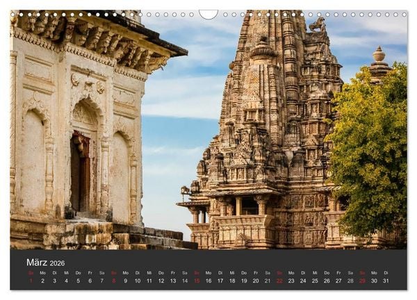 Produktbild: Indien 2026 Tempel, Tiger und Pal&auml;ste (Wandkalender 2026 DIN A3 quer), CALVENDO Monatskalender