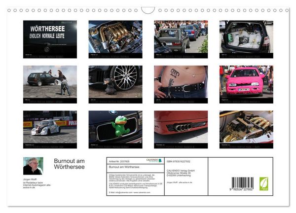 Produktbild: Burnout am W&ouml;rthersee (Wandkalender 2026 DIN A3 quer), CALVENDO Monatskalender
