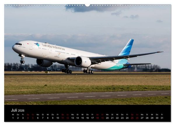 Produktbild: Leidenschaft Flugzeuge (hochwertiger Premium Wandkalender 2026 DIN A2 quer), Kunstdruck in Hochglanz