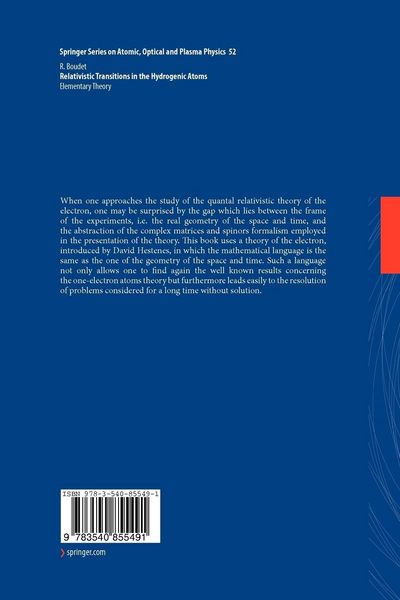 Produktbild: Relativistic Transitions in the Hydrogenic Atoms