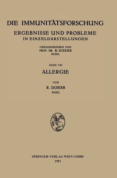 Allergie, Taschenbuch von Robert Doerr, Springer Berlin, 9783662245828