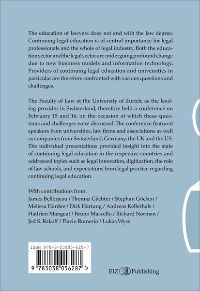 Produktbild: Continuing Legal Education