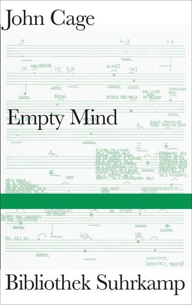 Empty Mind, Gebundene Ausgabe von John Cage, Suhrkamp, 9783518224724