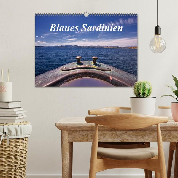 Produktbild: Blaues Sardinien (Wandkalender 2026 DIN A3 quer), CALVENDO Monatskalender