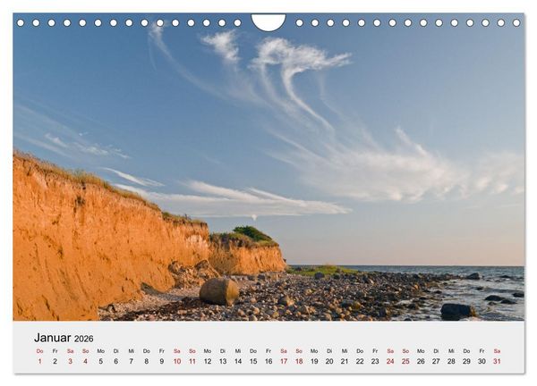 Produktbild: D&auml;nemark - Land, K&uuml;sten, St&auml;dte (Wandkalender 2026 DIN A4 quer), CALVENDO Monatskalender