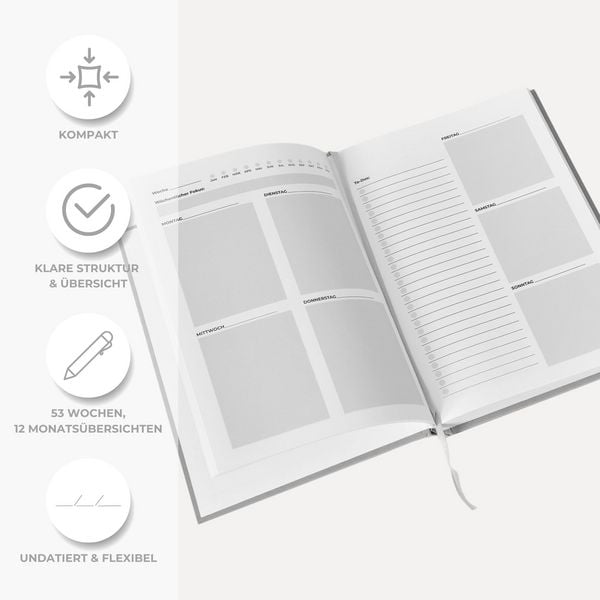 Produktbild: undatierter Planer "zweitausendnochwas"