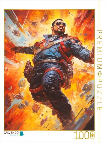 CALVENDO Puzzle Tapferer Weltall-Held | 1000 Teile Lege-Größe 64x48cm Foto-Puzzle für glückliche Stunden, Sonstige von , Calvendo Puzzle,