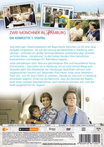 Produktbild: Zwei M&uuml;nchner in Hamburg - Staffel 1 [4 DVDs]