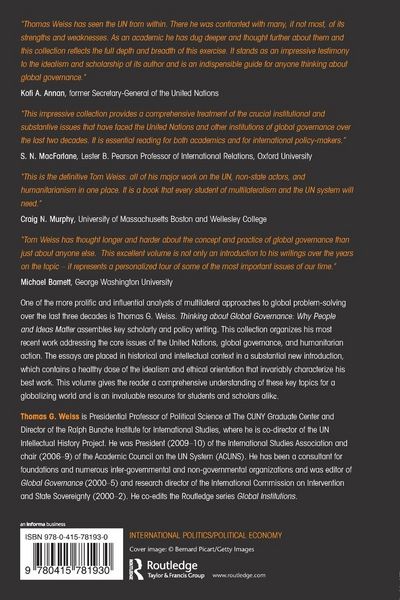 Produktbild: Thinking about Global Governance