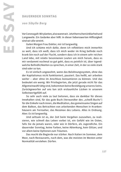 Produktbild: TAGE WIE DIESE In Zeiten des Abstands