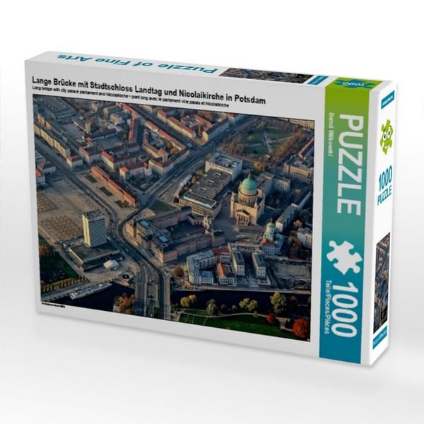 Produktbild: CALVENDO Puzzle Lange Br&uuml;cke mit Stadtschloss Landtag und Nicolaikirche in Potsdam 1000 Teile Puzzle quer | 1000 Teile Lege-Gr&ouml;&szlig;e 64 &times; 48 cm Foto-Puzzle f&uuml;r gl&uuml;ckliche Stunden