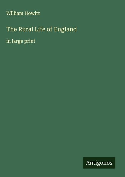 Produktbild: The Rural Life of England