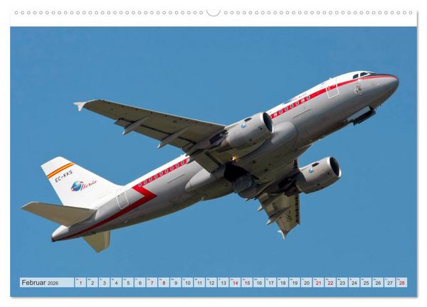 Produktbild: Flugzeuge im Retro-Stil (hochwertiger Premium Wandkalender 2026 DIN A2 quer), Kunstdruck in Hochglanz