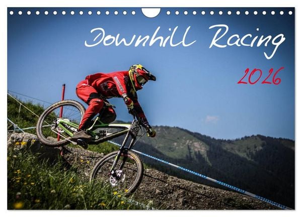 Produktbild: Downhill Racing 2026 (Wandkalender 2026 DIN A4 quer), CALVENDO Monatskalender