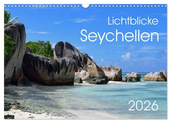 Produktbild: Lichtblicke - Seychellen (Wandkalender 2026 DIN A3 quer), CALVENDO Monatskalender