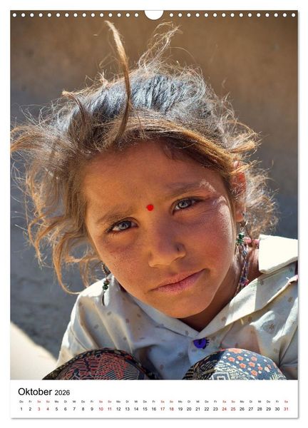 Produktbild: Portraits - Nordindien (Wandkalender 2026 DIN A3 hoch), CALVENDO Monatskalender