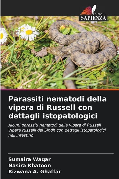 Produktbild: Parassiti nematodi della vipera di Russell con dettagli istopatologici
