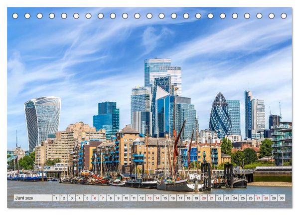 Produktbild: LONDON Magie einer Metropole (Tischkalender 2026 DIN A5 quer), CALVENDO Monatskalender