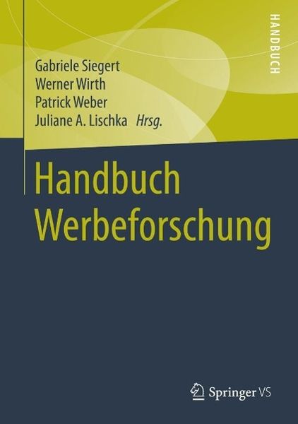 Produktbild: Handbuch Werbeforschung
