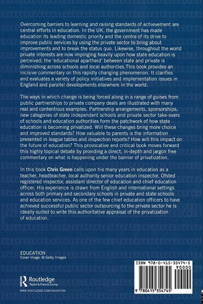 Produktbild: The Privatization of State Education