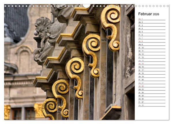 Produktbild: 300mm - Br&uuml;ssel (Wandkalender 2026 DIN A3 quer), CALVENDO Monatskalender
