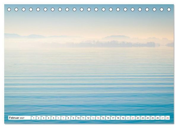Produktbild: Der Chiemsee - Ansichten zum Tr&auml;umen (Tischkalender 2027 DIN A5 quer), CALVENDO Monatskalender