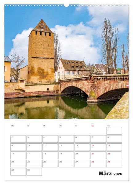 Produktbild: Stra&szlig;burg - Urlaubsplaner (Wandkalender 2026 DIN A2 hoch), CALVENDO Monatskalender