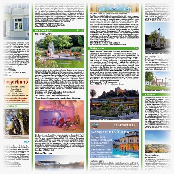 Produktbild: Publicpress Rad- und Wanderkarte Markgr&auml;flerland, Staufen im Breisgau, Belchen, L&ouml;rrach 1:50.000