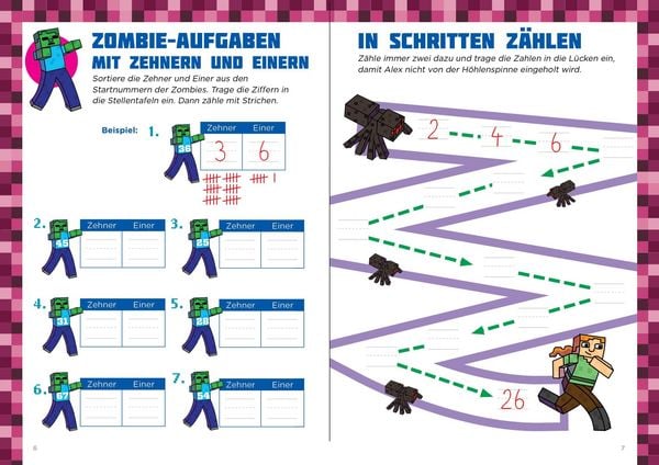 Produktbild: Mathe f&uuml;r Minecrafter - Plus und Minus