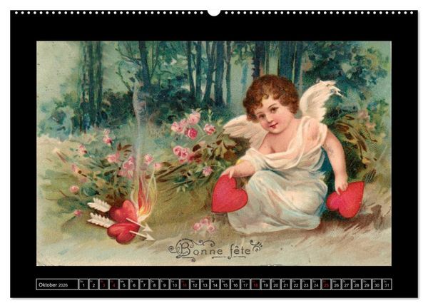 Produktbild: Liebesboten (Wandkalender 2026 DIN A2 quer), CALVENDO Monatskalender