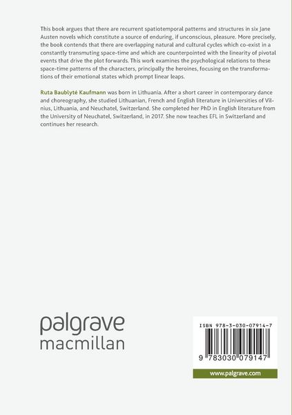 Produktbild: The Architecture of Space-Time in the Novels of Jane Austen