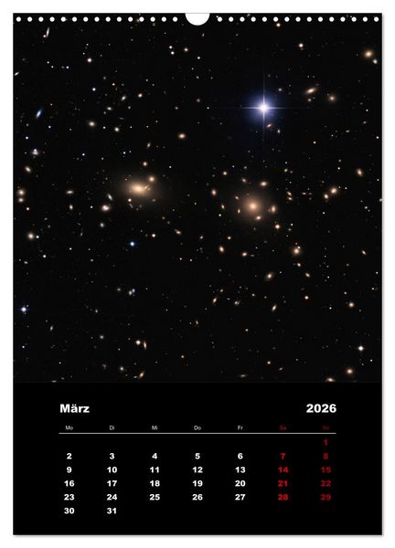 Produktbild: Das Universum (Wandkalender 2026 DIN A3 hoch), CALVENDO Monatskalender