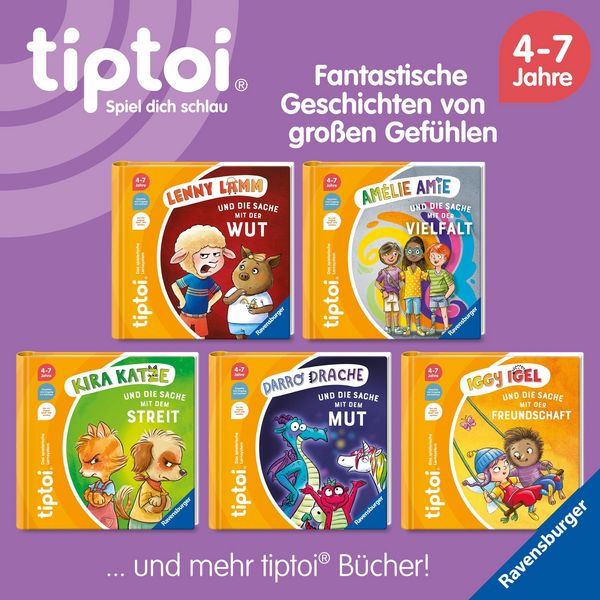 Produktbild: tiptoi&reg; Bildergeschichten &uuml;ber den Umgang mit Gef&uuml;hlen - Kira Katze und die Sache mit dem Streit