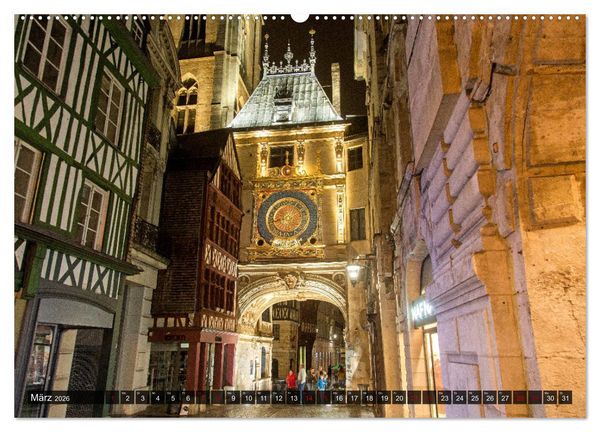 Produktbild: Blickpunkte der Normandie (Wandkalender 2026 DIN A2 quer), CALVENDO Monatskalender