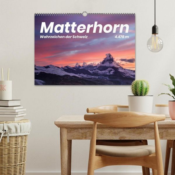 Produktbild: Matterhorn - Wahrzeichen der Schweiz (Wandkalender 2026 DIN A3 quer), CALVENDO Monatskalender