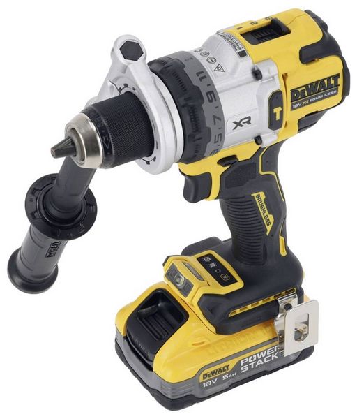 Produktbild: DEWALT DCD1007H2T-QW 3-Gang-Akku-Schlagbohrschrauber inkl. 2. Akku, inkl. Ladeger&auml;t
