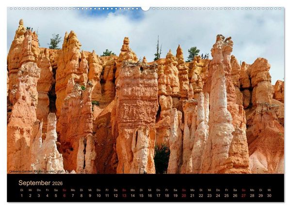 Produktbild: USA Der S&uuml;dwesten - Einzigartige Monumente (Wandkalender 2026 DIN A2 quer), CALVENDO Monatskalender