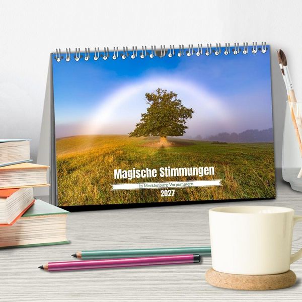 Produktbild: Magische Stimmungen in Mecklenburg-Vorpommern (Tischkalender 2027 DIN A5 quer), CALVENDO Monatskalender